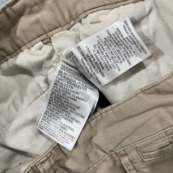 Quiksilver Chino Pants Mens 32x30 Straight Tapered Fit Flat Front Skateboard - Picture 5 of 11